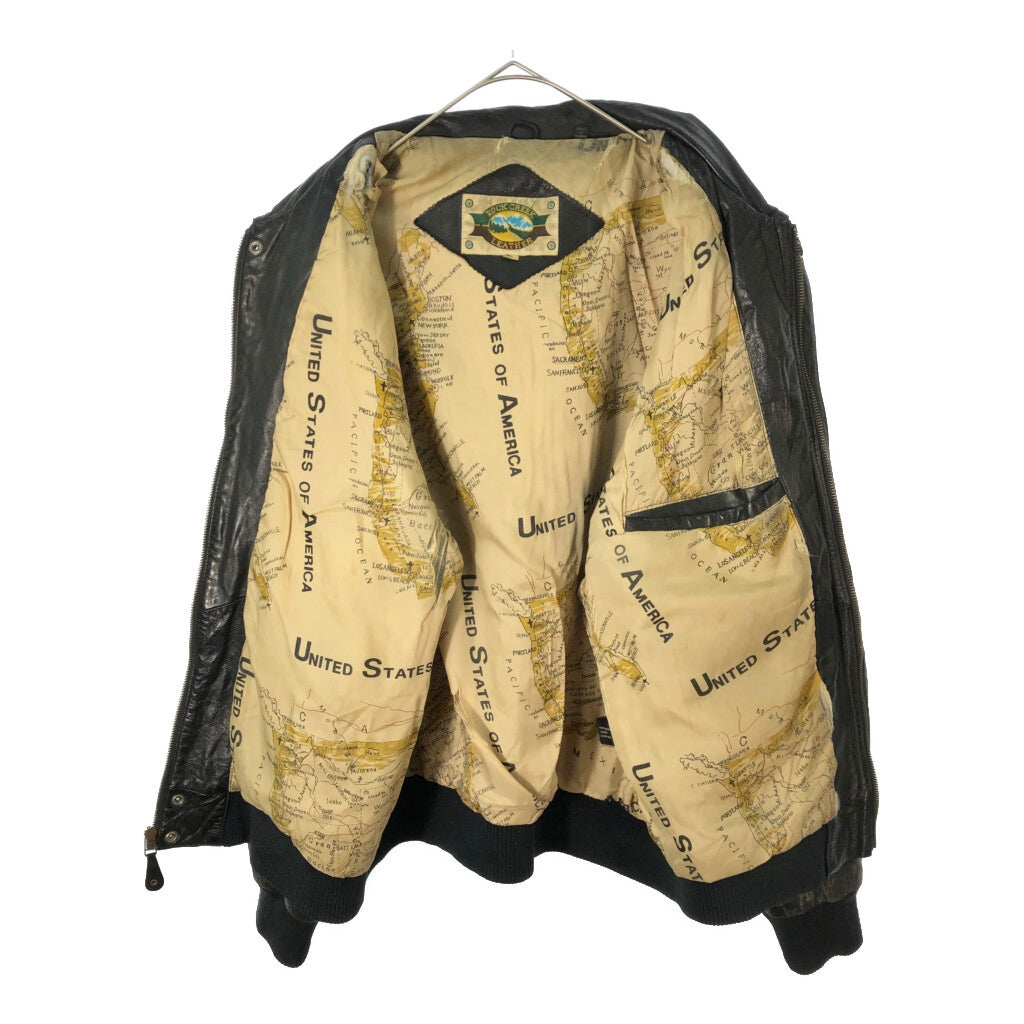 ROCK CREEK Flight Jacket Leather Jacket