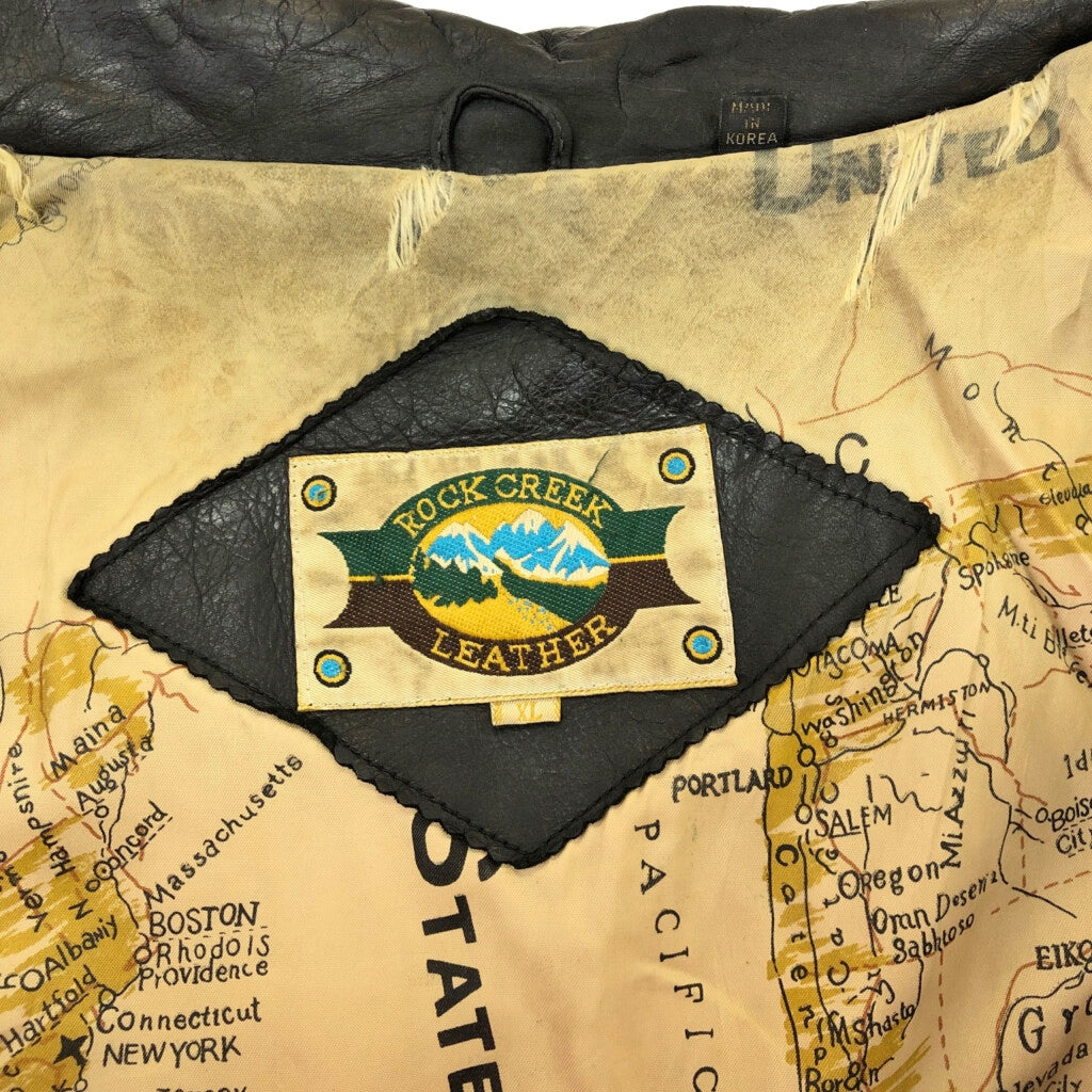 ROCK CREEK Flight Jacket Leather Jacket