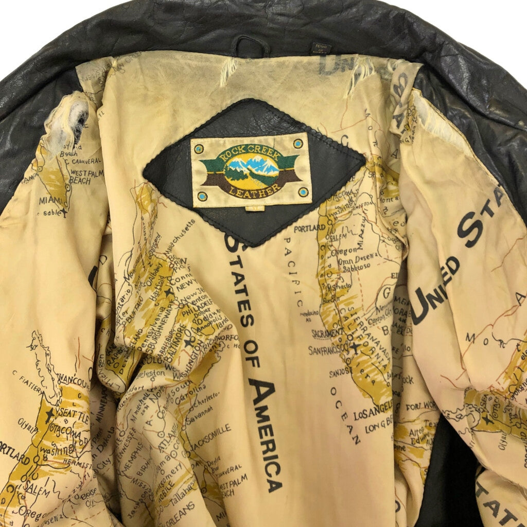 ROCK CREEK Flight Jacket Leather Jacket