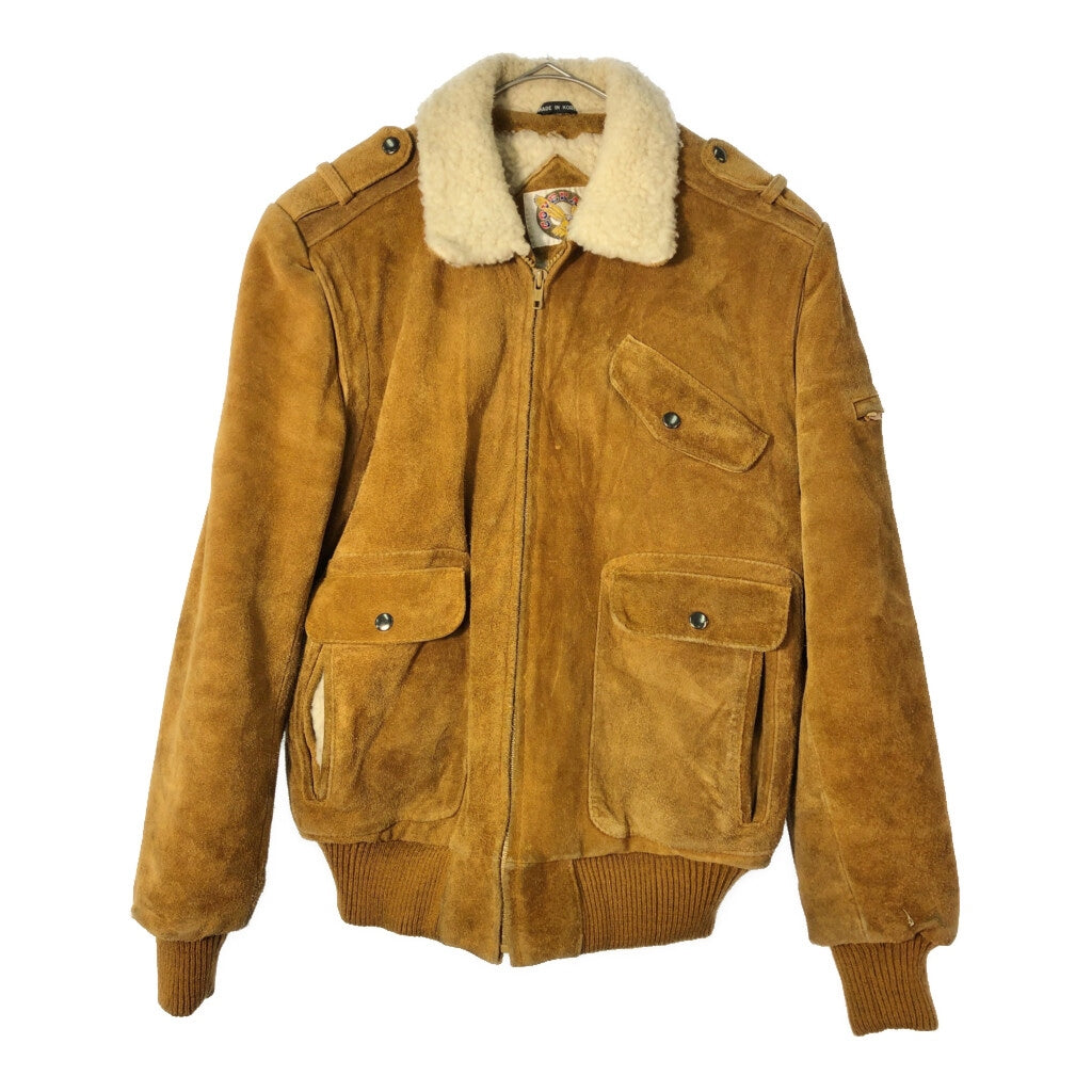 80s coverace Flight Jacket Leather Jacket