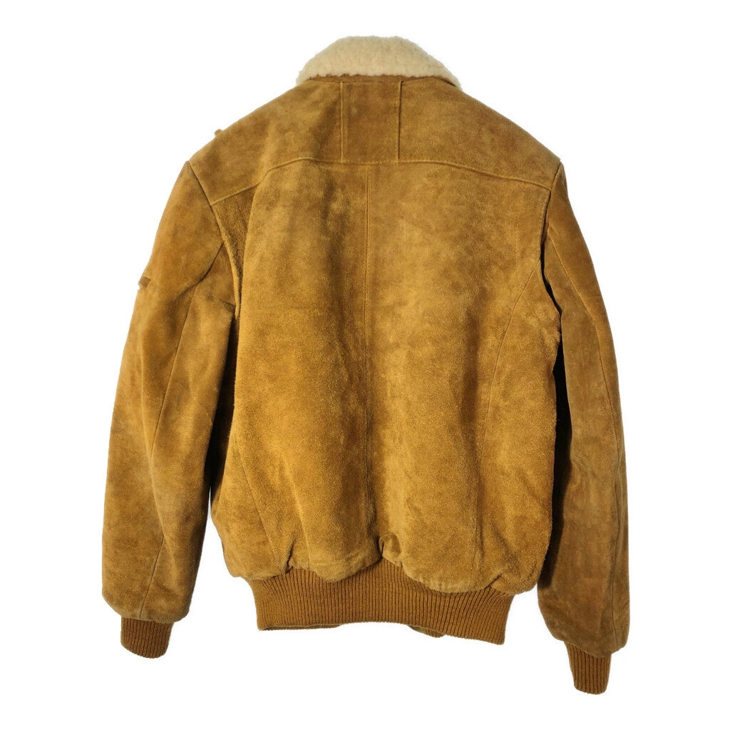 80s coverace Flight Jacket Leather Jacket