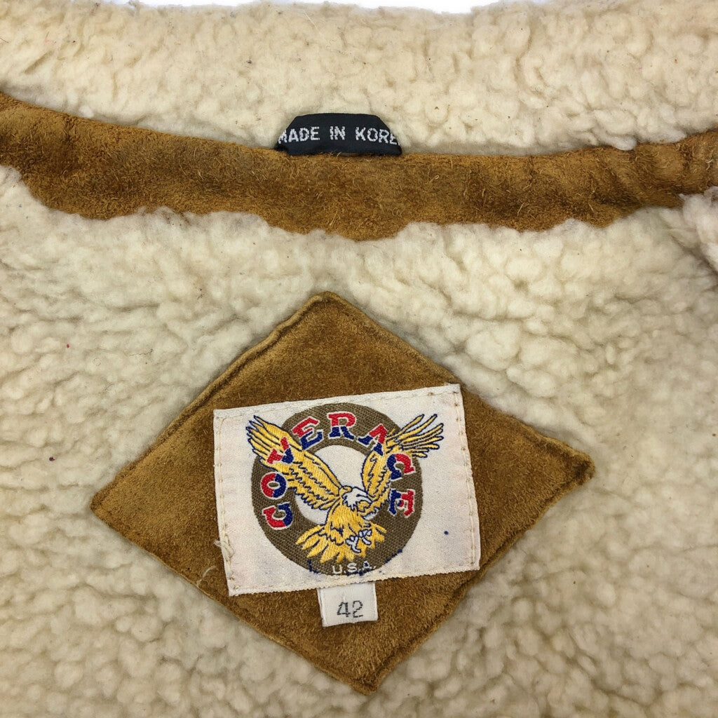 80s coverace Flight Jacket Leather Jacket