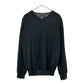 BLACK BROWN V-Neck Sweater