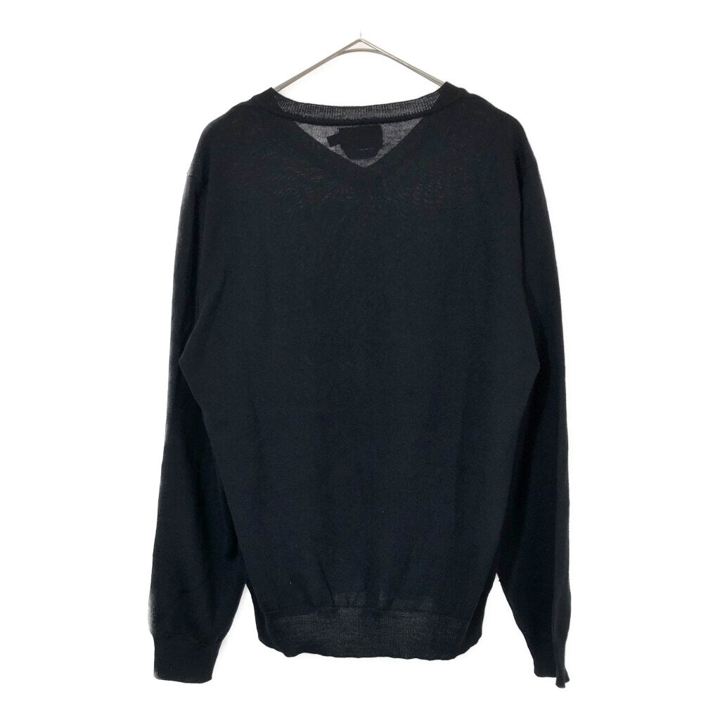 BLACK BROWN V-Neck Sweater