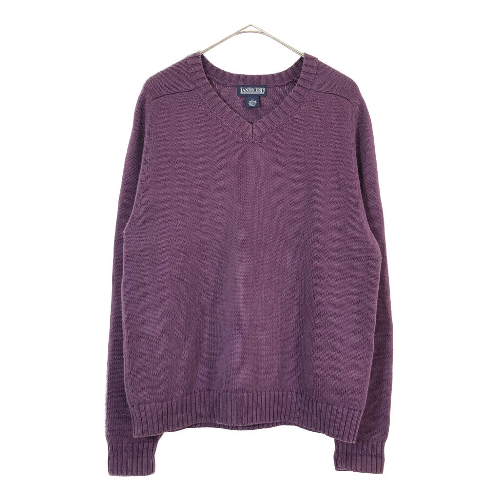 90s LANDS' END V-Neck Sweater