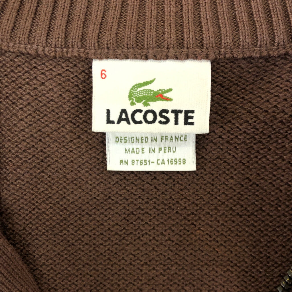 LACOSTE Half Zip Sweater