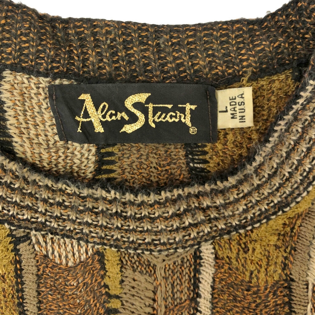 90s Alan Stuart 3D Knit Sweater