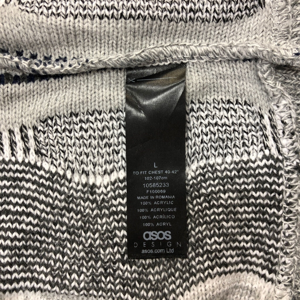 asos DESIGN 3D Knit Sweater
