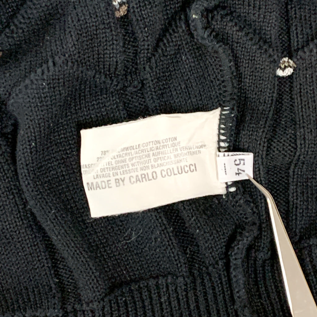 90s Carlo Colucci 3D Knit Sweater