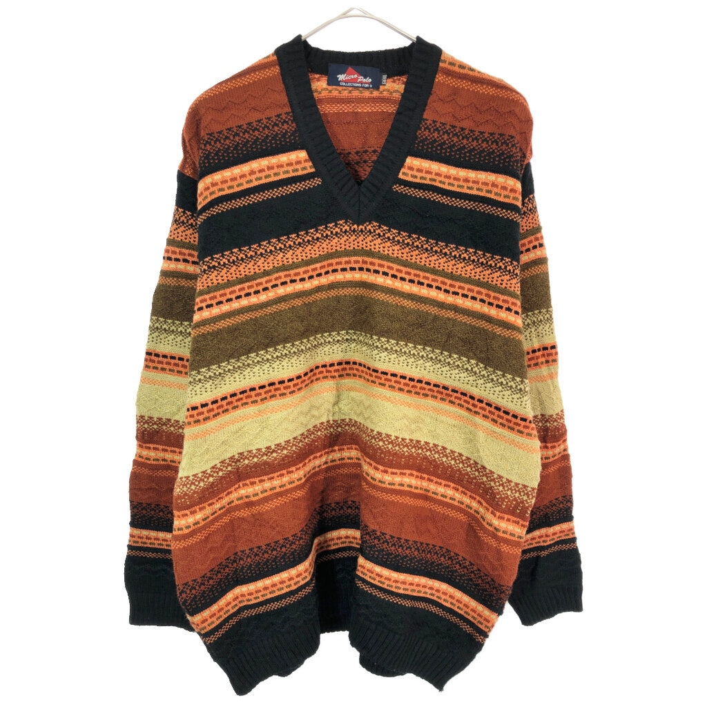 Micro Polo V-Neck Sweater
