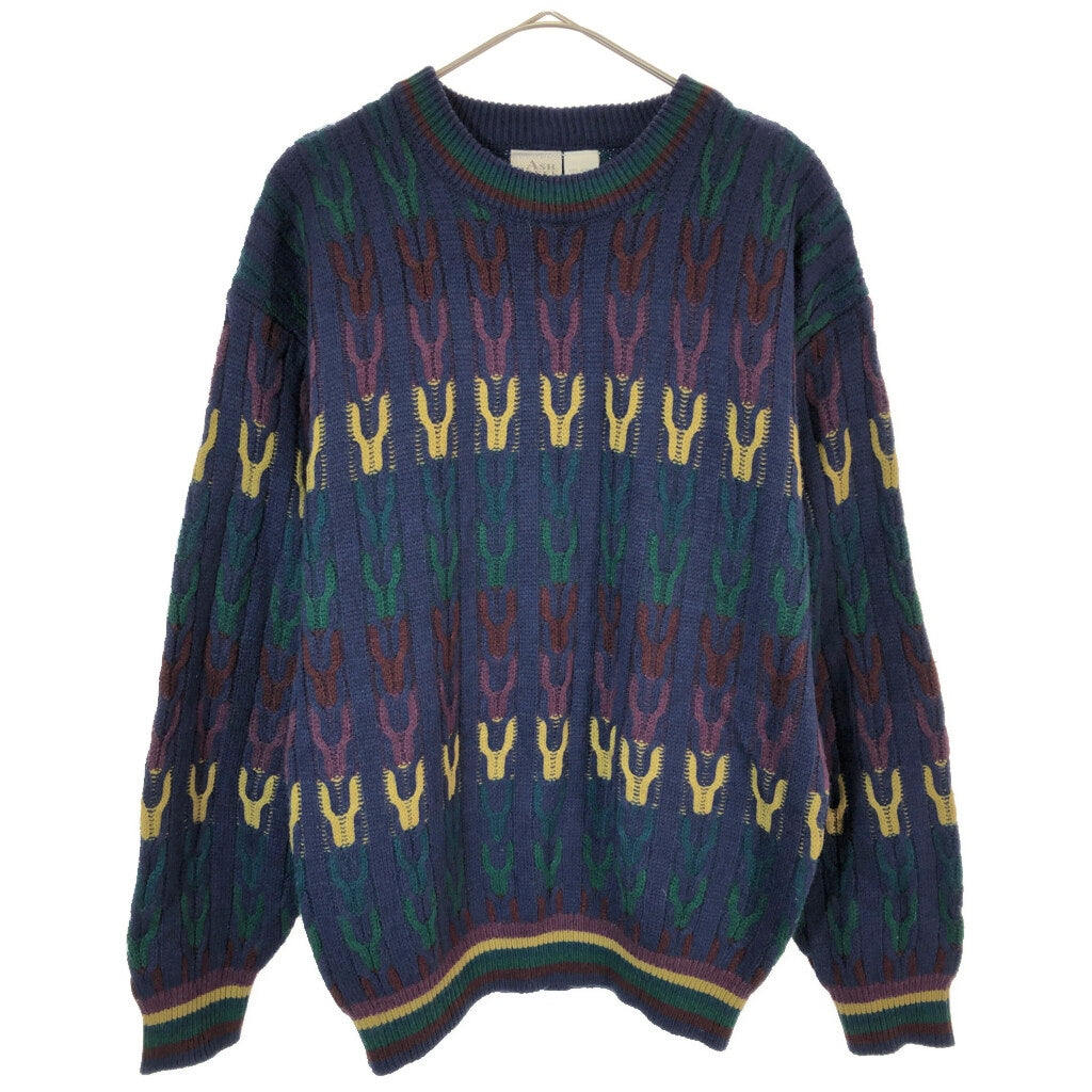 90s ASH CREEK TRADING 3D Knit Sweater