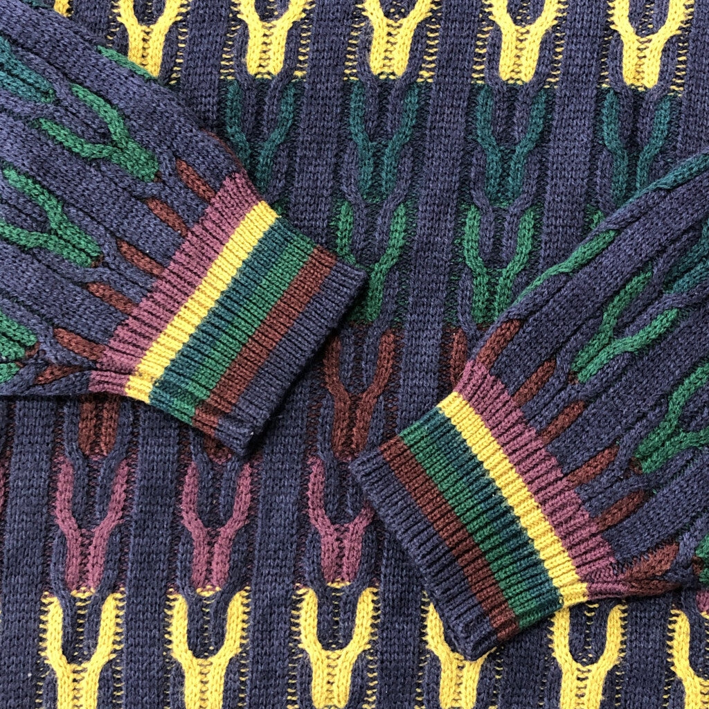 90s ASH CREEK TRADING 3D Knit Sweater