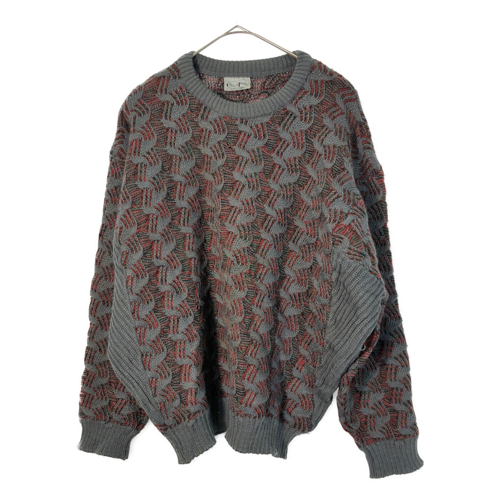 90s Carlo Alberto by Lesley Edgar 3D Knit Sweater