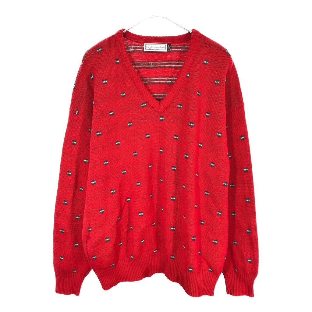 90s Tricots St. Raphael V-Neck Sweater