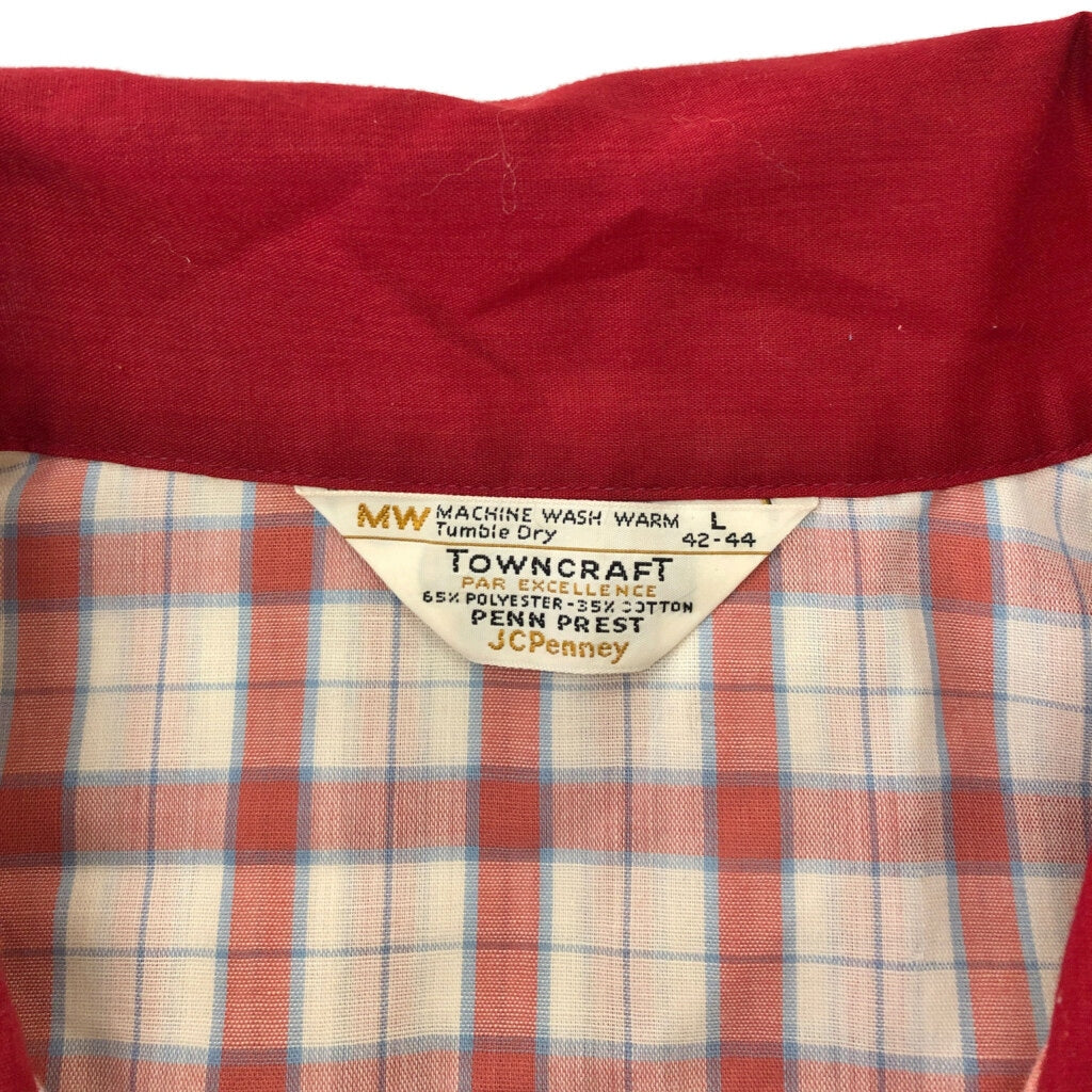 70s TOWNCRAFT Check Shirt