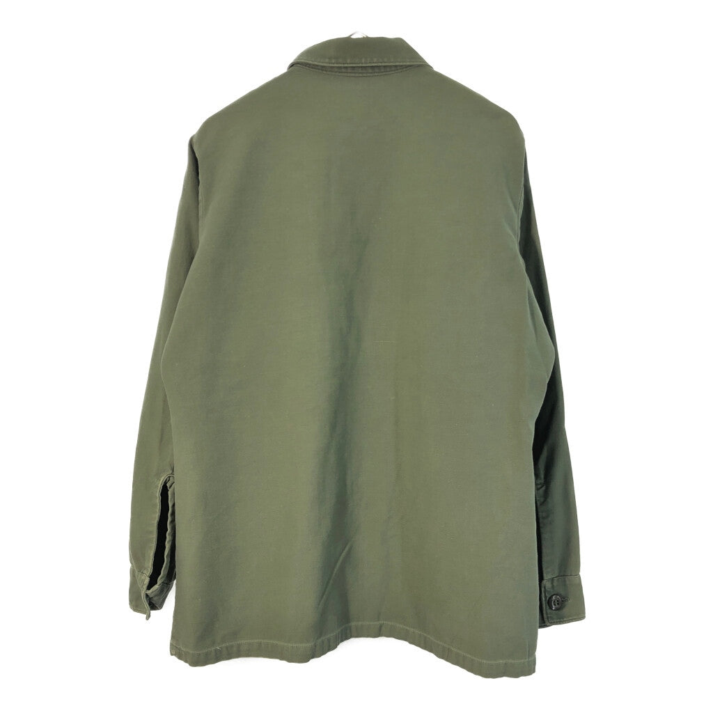 70s U.S.ARMY OG-107 Cotton Sateen Shirt Military Shirt