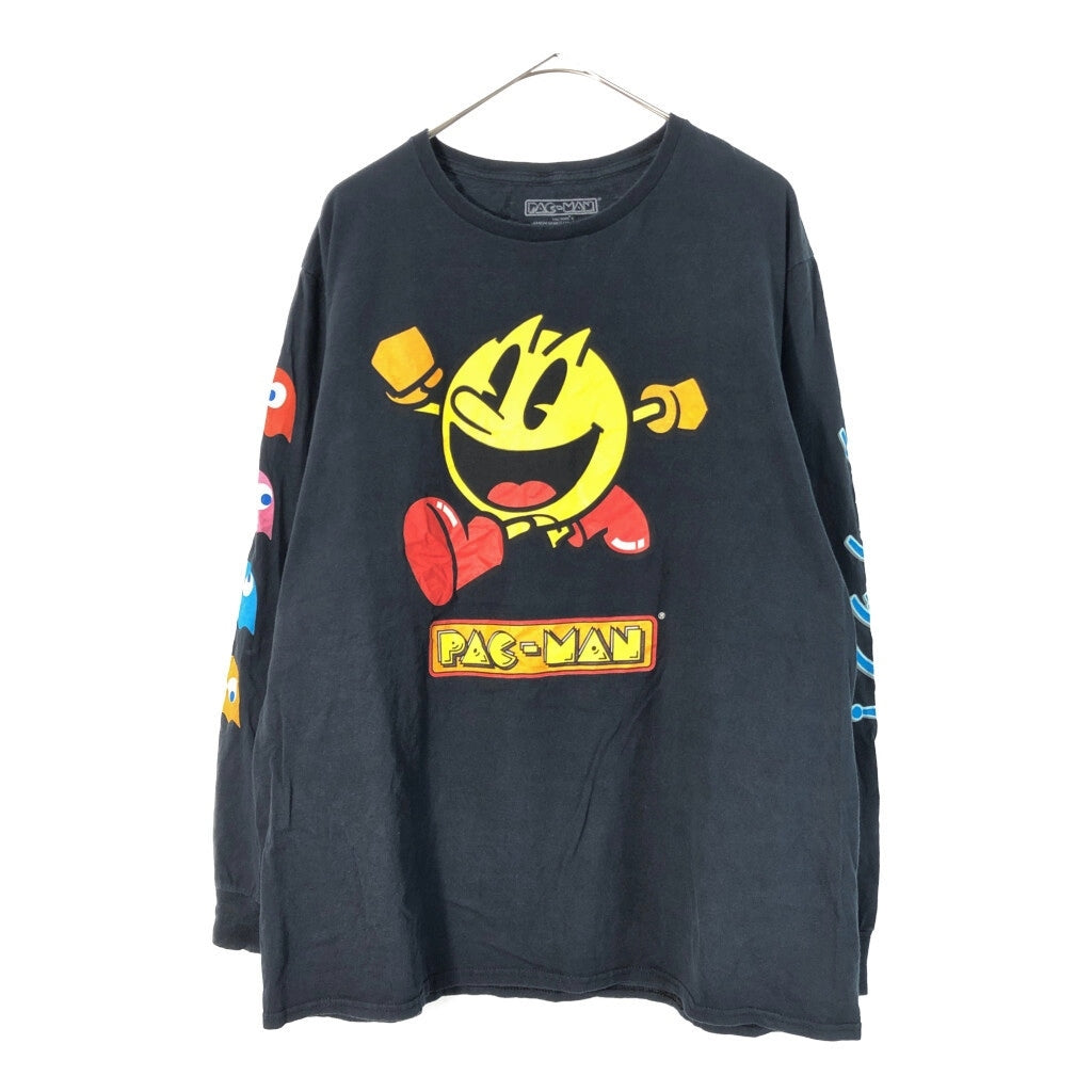PAC-MAN パックマン Character Long Sleeve T-Shirt