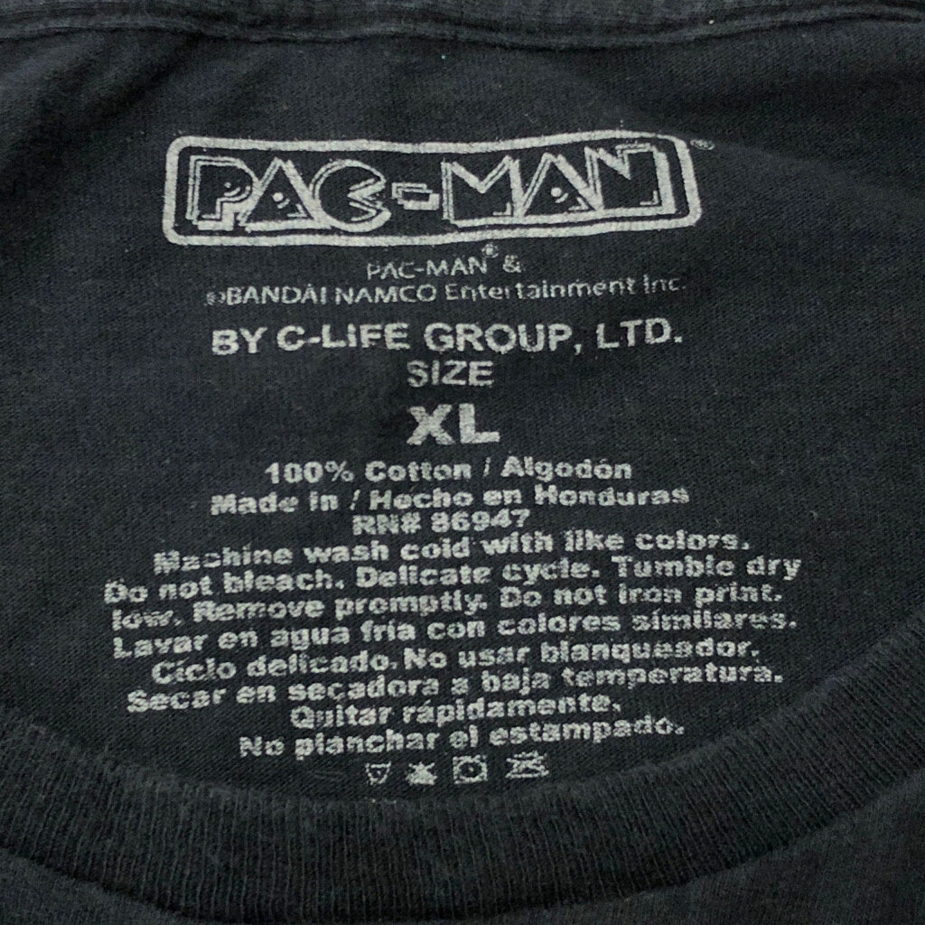 PAC-MAN パックマン Character Long Sleeve T-Shirt