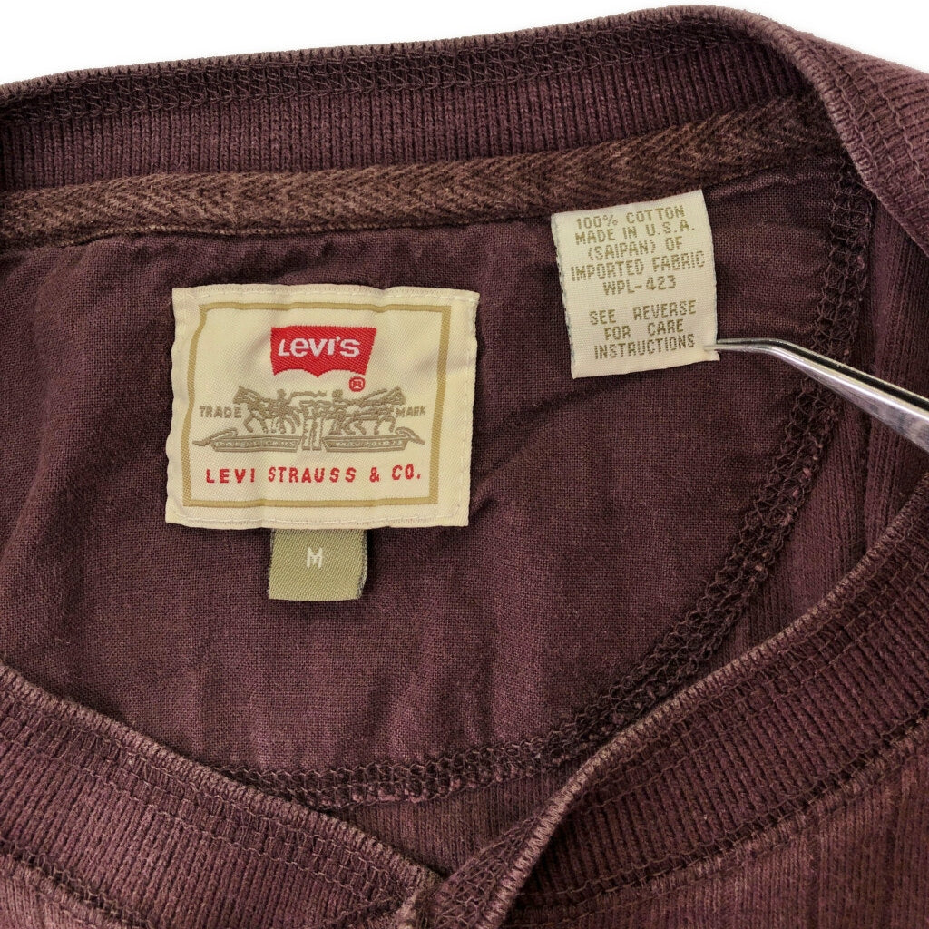 90s Levi's Plain Long Sleeve T-Shirt