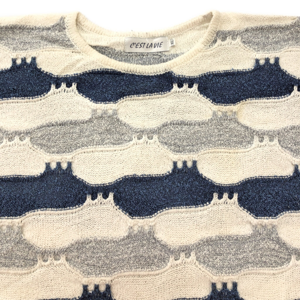 C'EST LA VIE 3D Knit Sweater