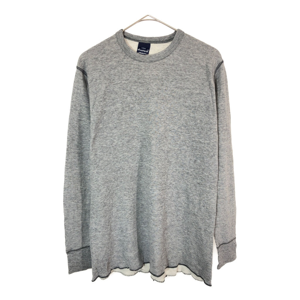 90s duofold Plain Long Sleeve T-Shirt