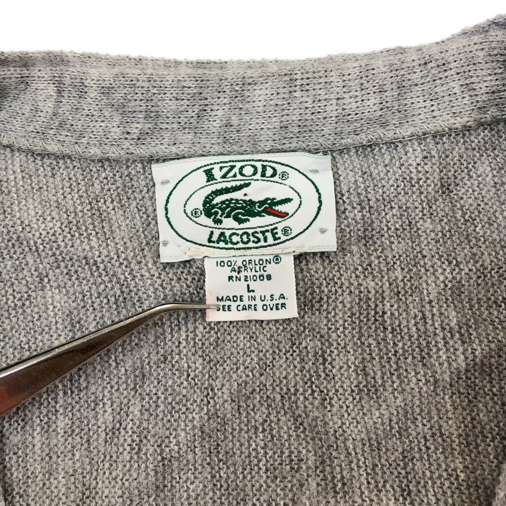 80s IZOD LACOSTE Cardigan