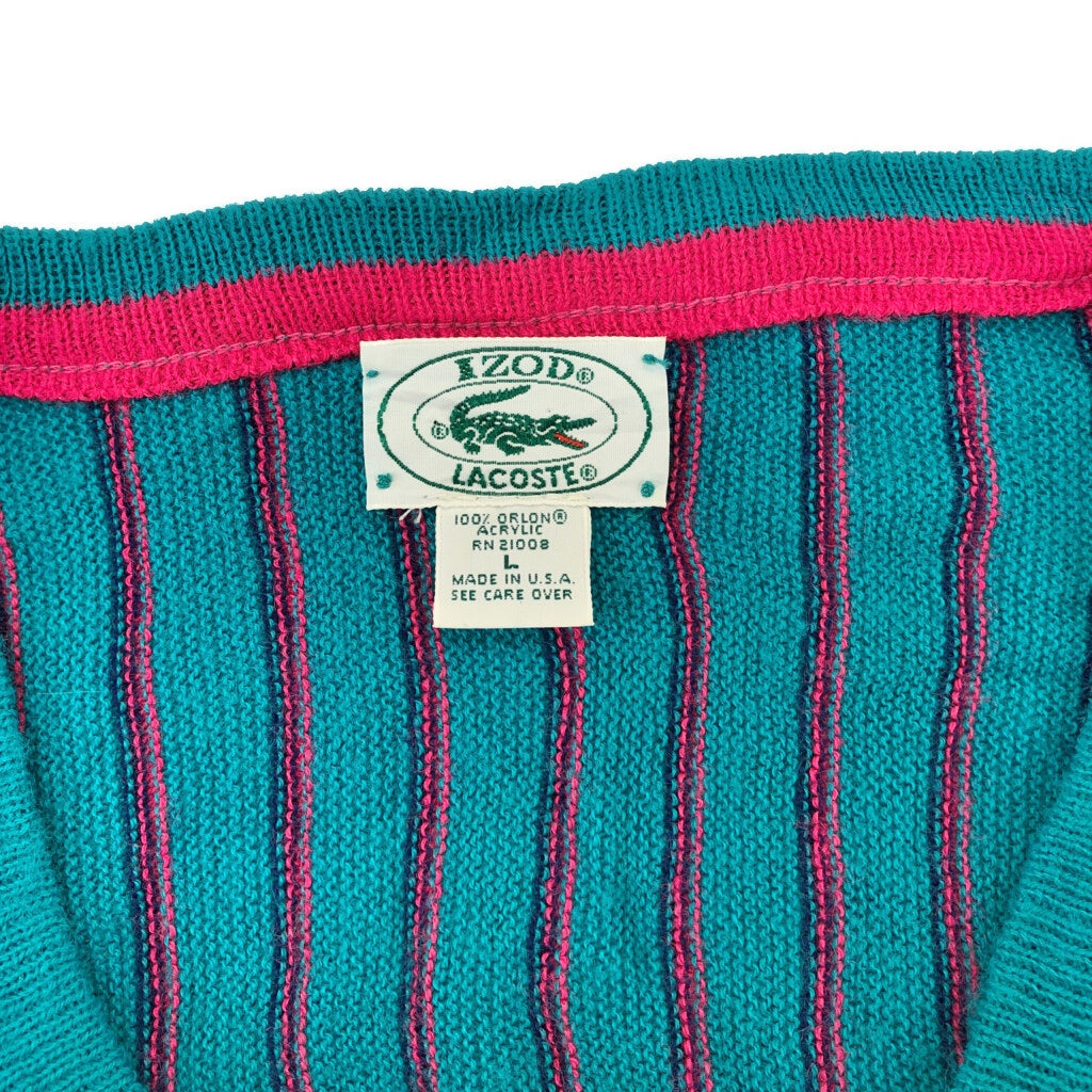 80s IZOD LACOSTE V-Neck Sweater