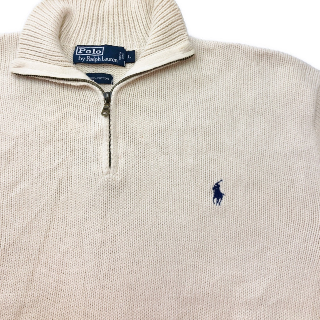 Polo by Ralph Lauren Half Zip Cotton Sweater Half Zip Sweater
