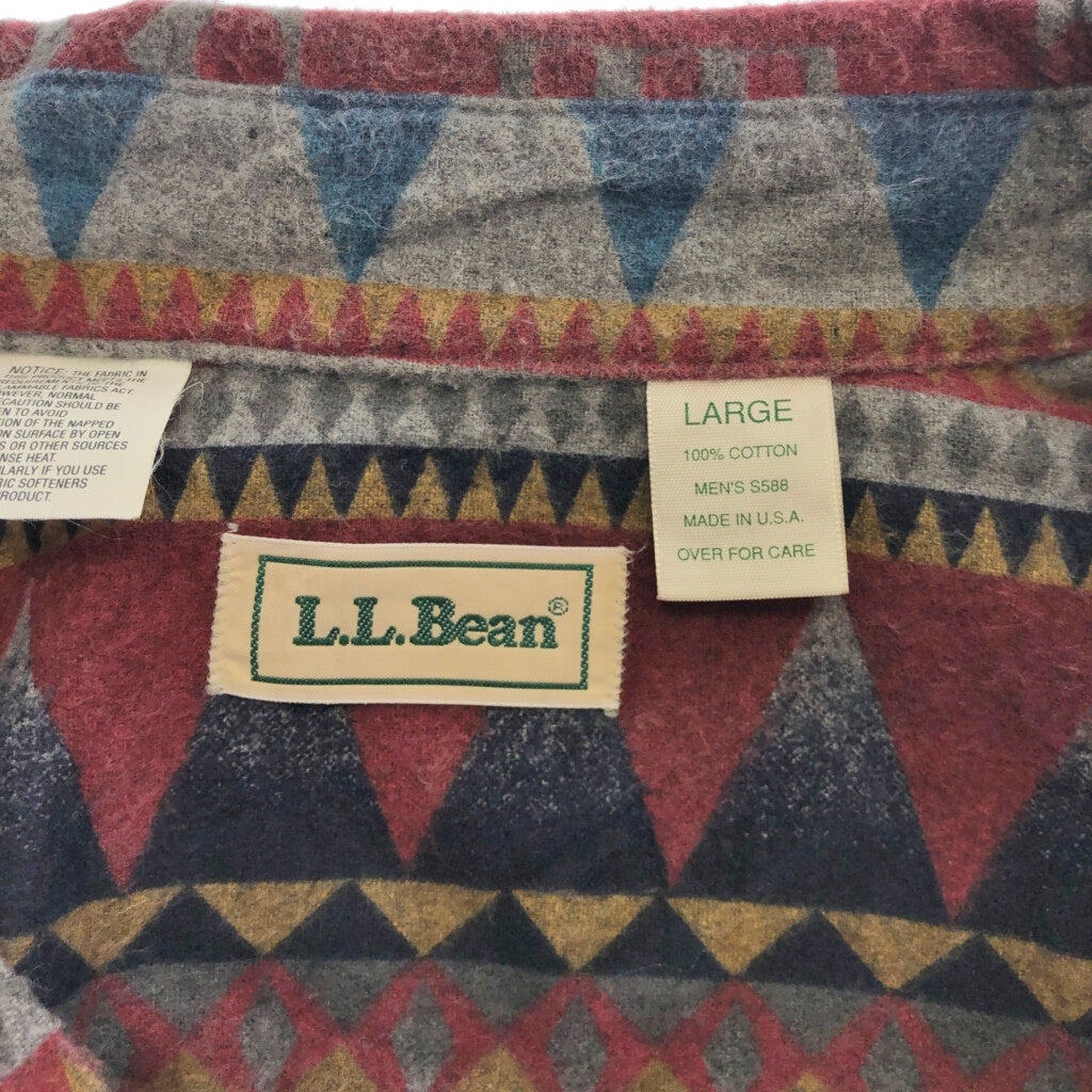 90s L.L.Bean Chamois Cloth Flannel Shirt