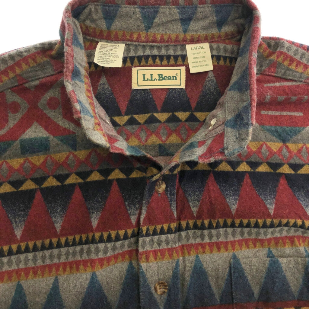90s L.L.Bean Chamois Cloth Flannel Shirt