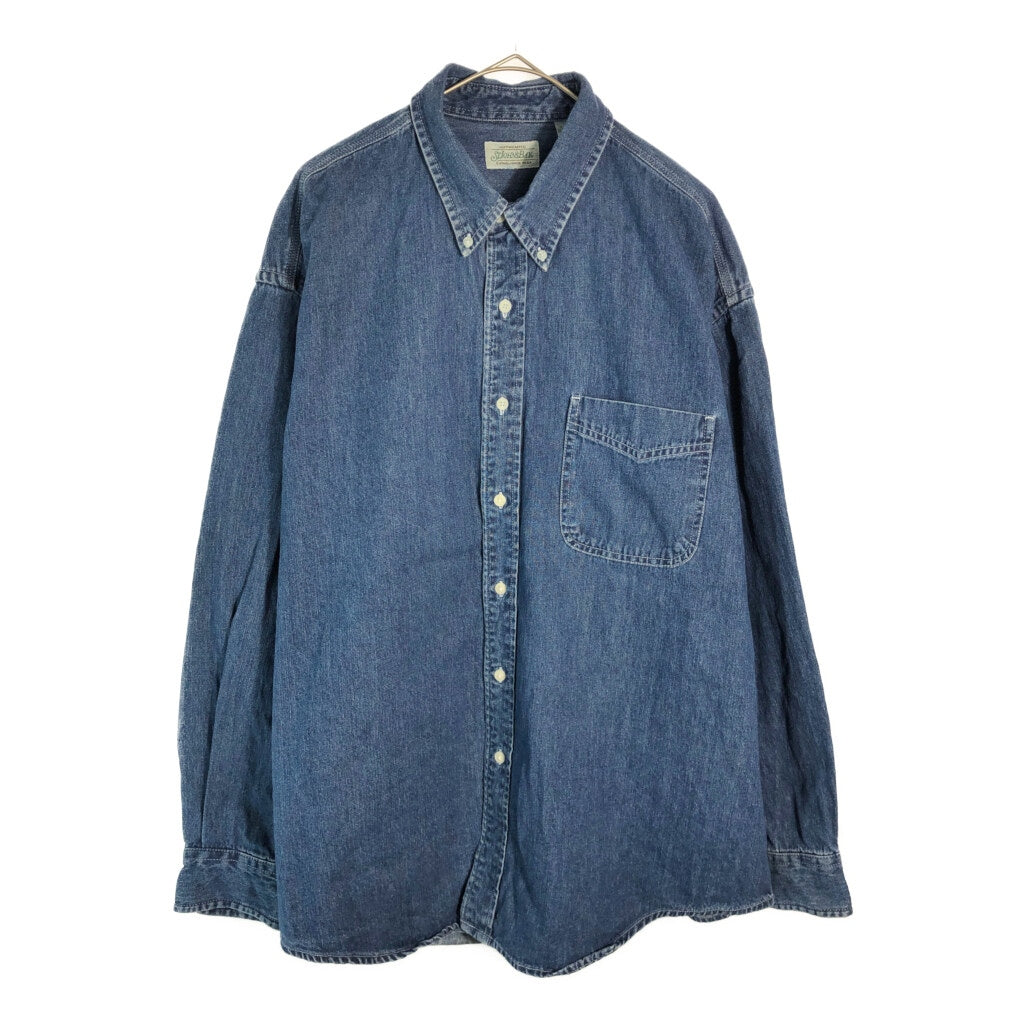 90s ST.JOHN'S BAY Denim Chambray Shirt