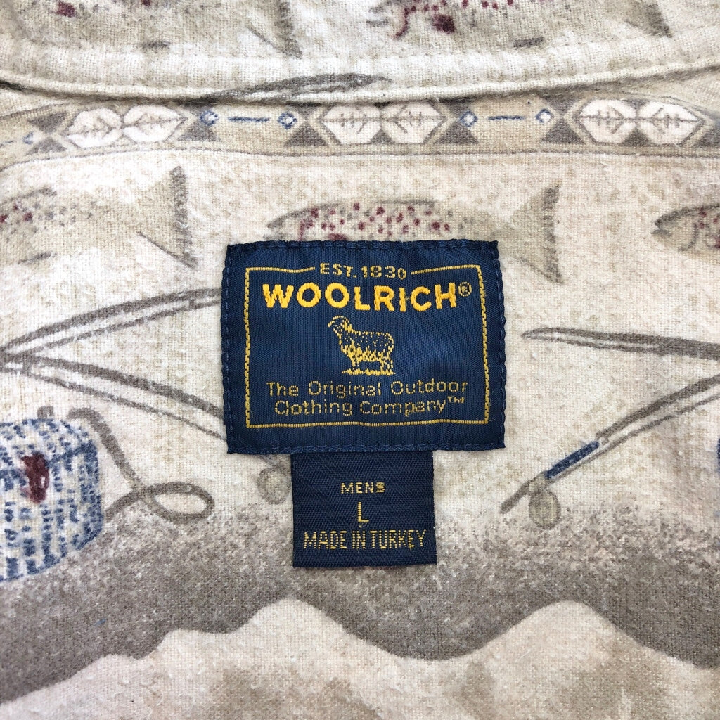 WOOLRICH Chamois Cloth Patterned Shirt