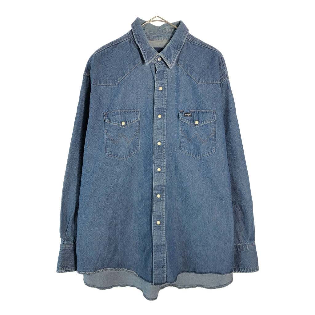 90s Wrangler Denim Chambray Shirt