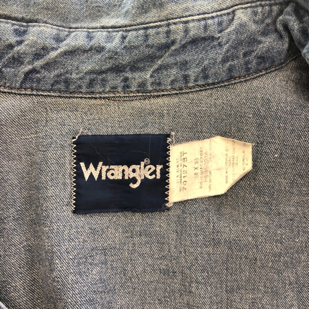 90s Wrangler Denim Chambray Shirt