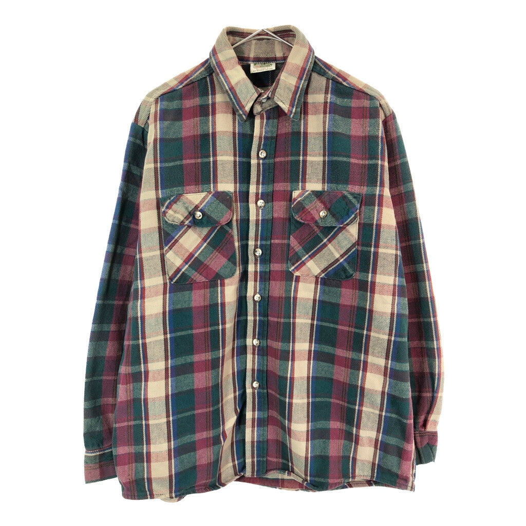 90s FIVE BROTHER Check Shirt
