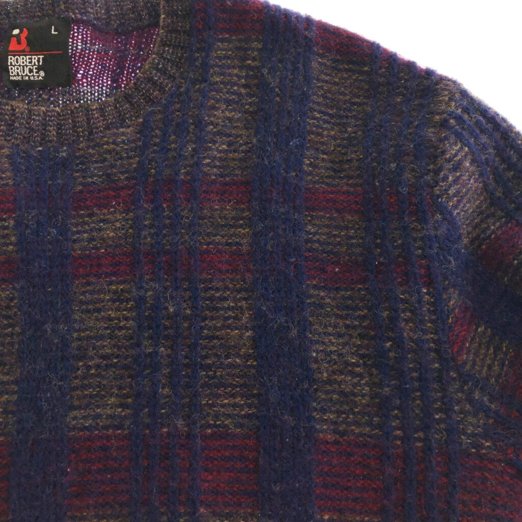 90s ROBERT BRUCE 3D Knit Sweater