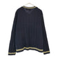 90s Route 66 V-Neck Sweater
