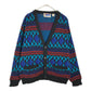 90s SWEATER GRAPHIX Patterned Cardigan