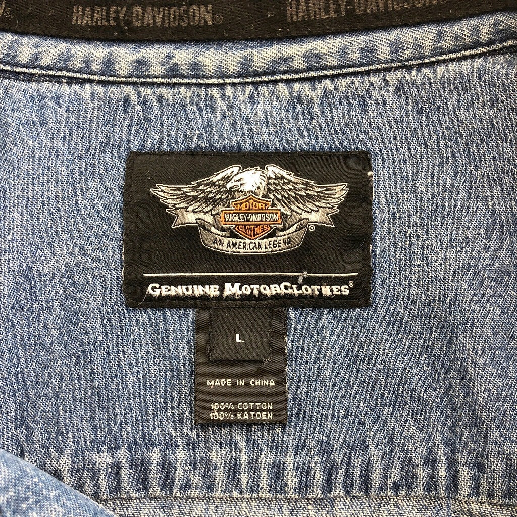 HARLEY DAVIDSON Denim Chambray Shirt