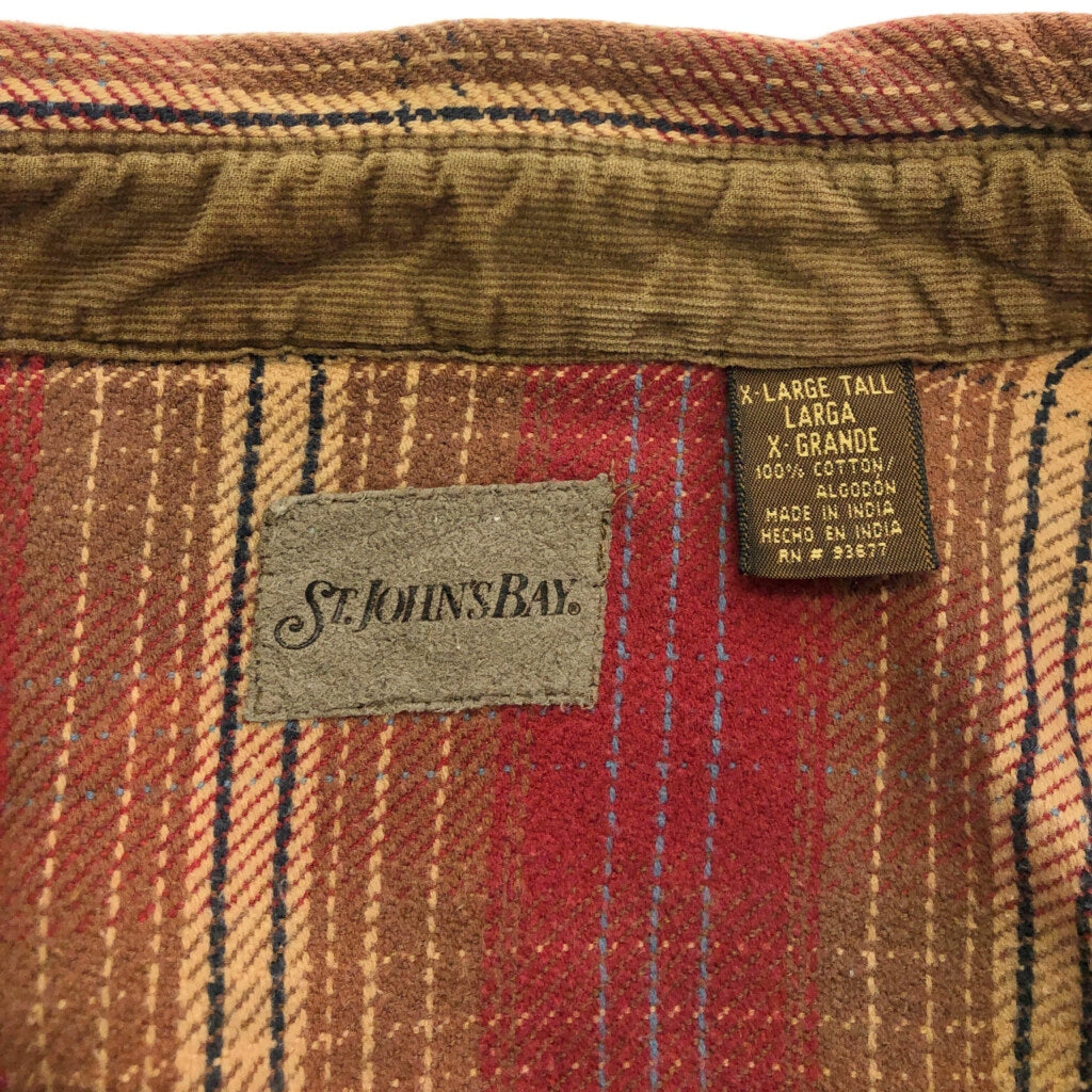 90s ST.JOHN'S BAY Flannel Shirt