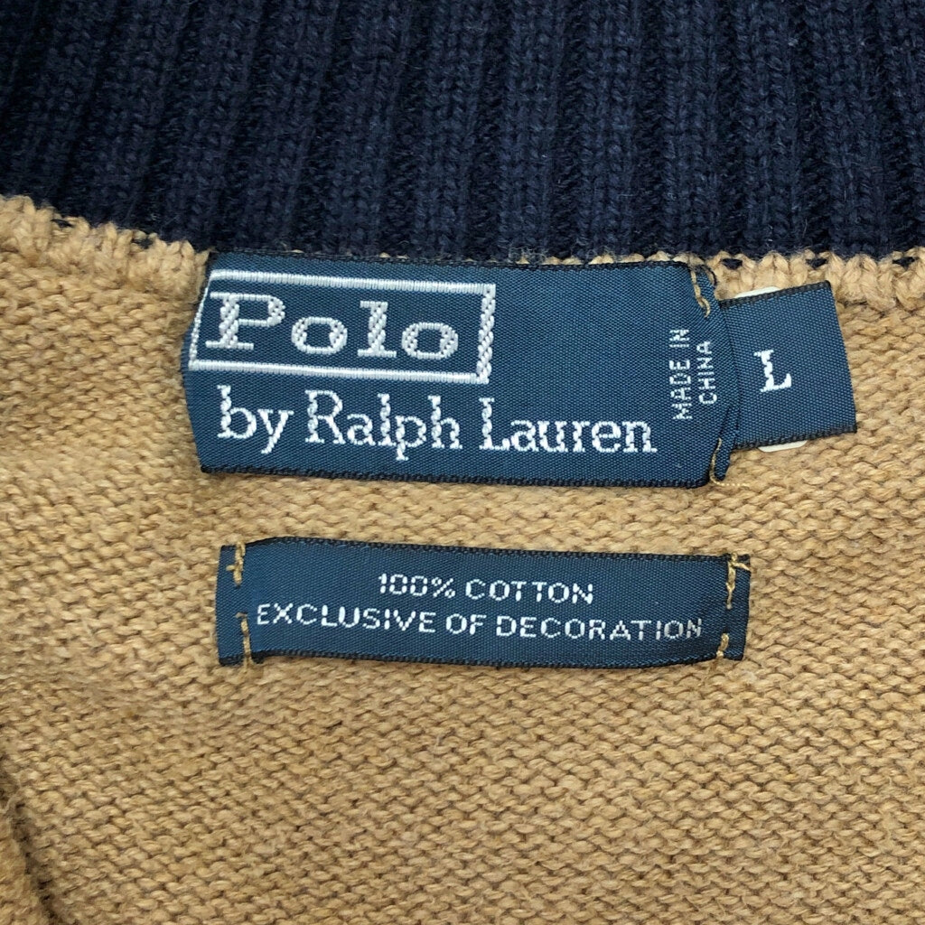 Polo by Ralph Lauren Half Zip Cotton Sweater Half Zip Sweater