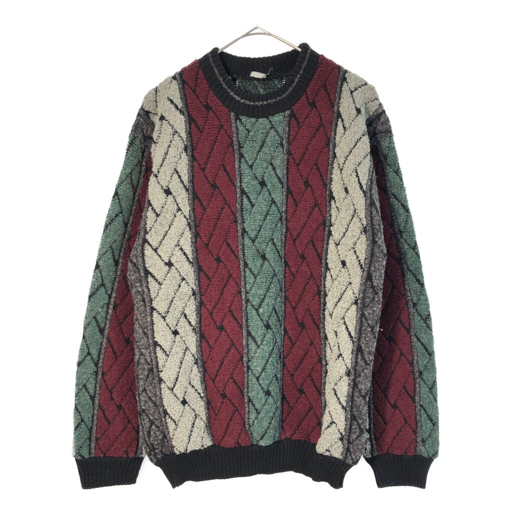 80s 3D Knit Sweater