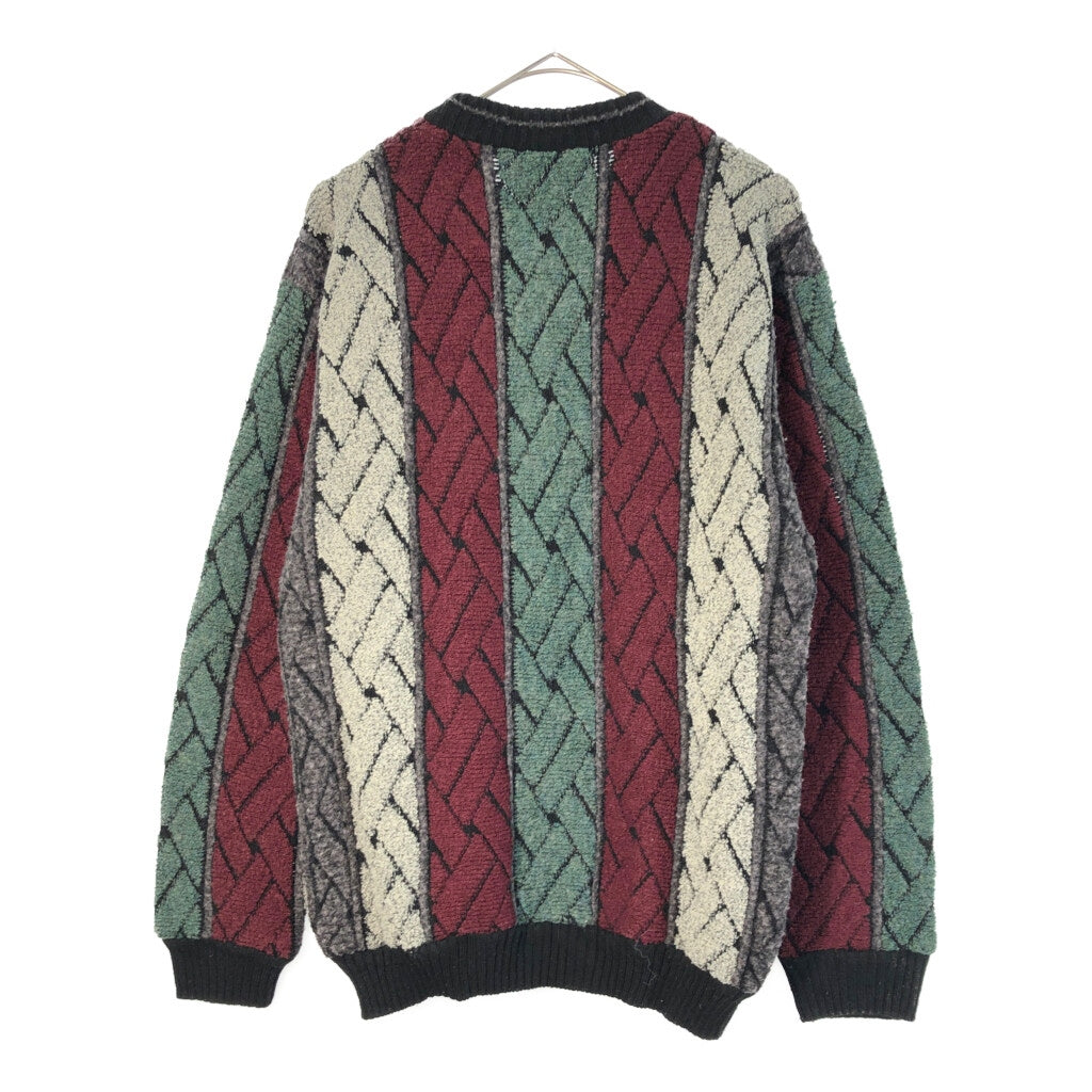 80s 3D Knit Sweater