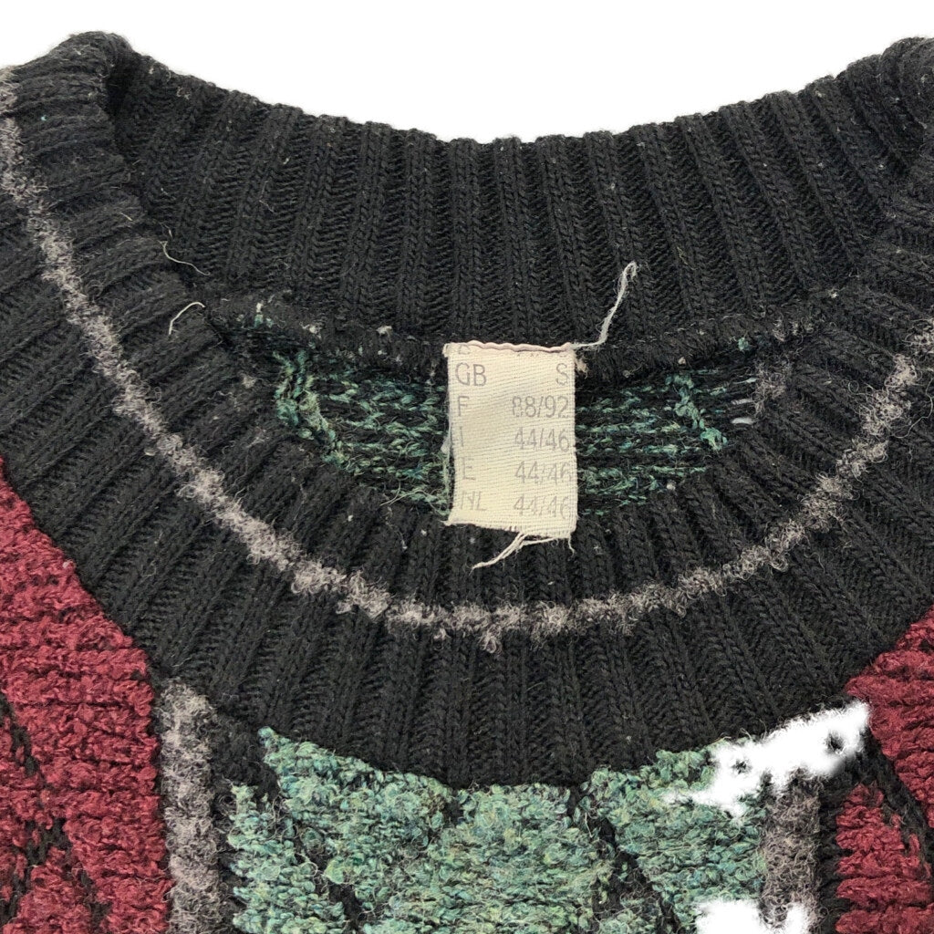 80s 3D Knit Sweater