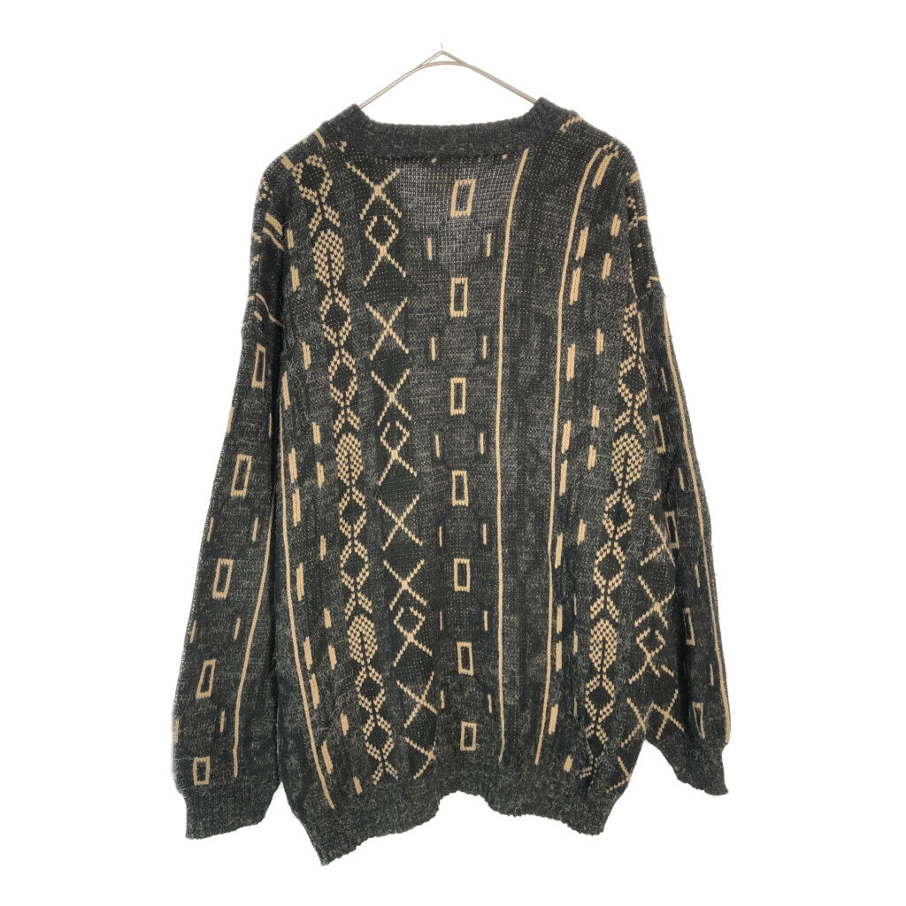 80s Sunday Angora V-Neck Sweater
