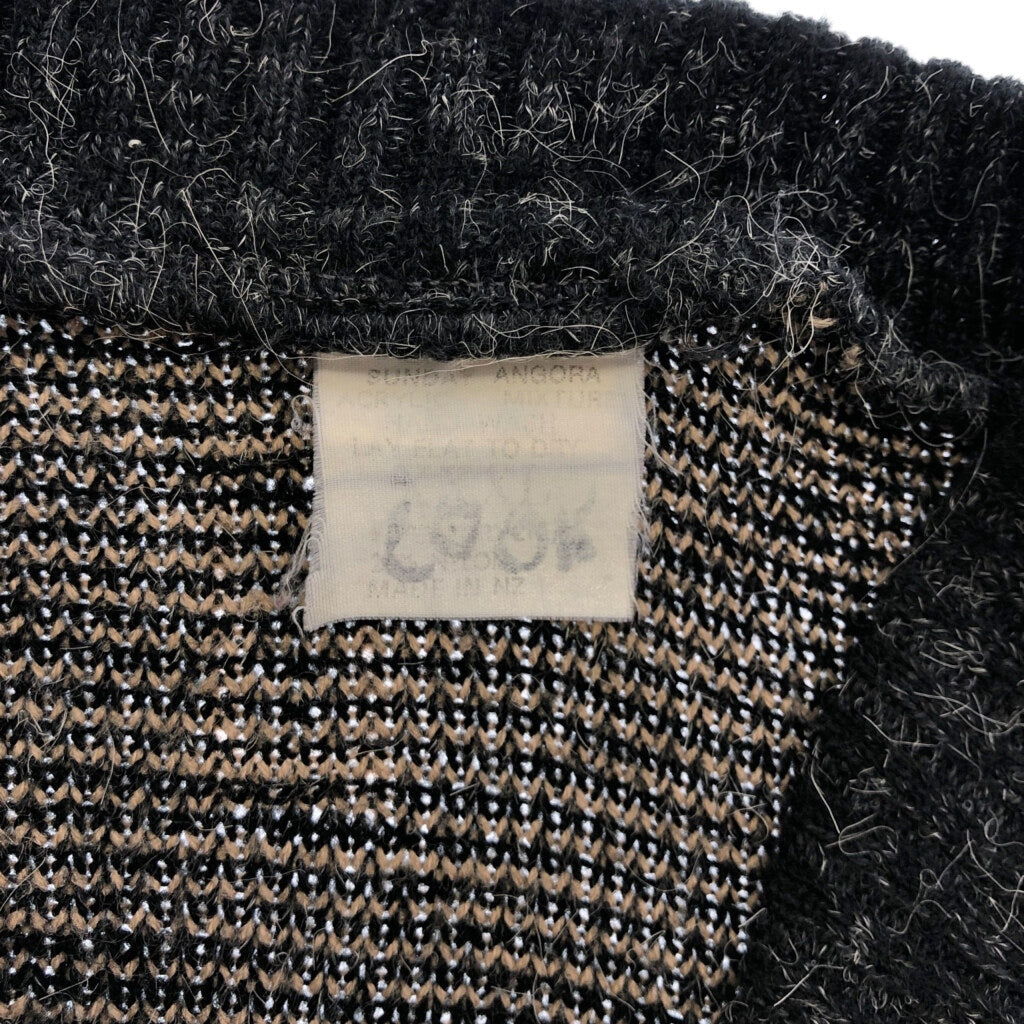 80s Sunday Angora V-Neck Sweater