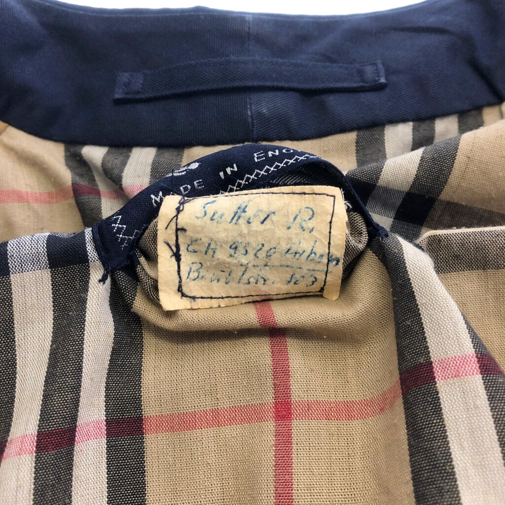 80s Burberrys Balmacaan Soutien Collar Coat