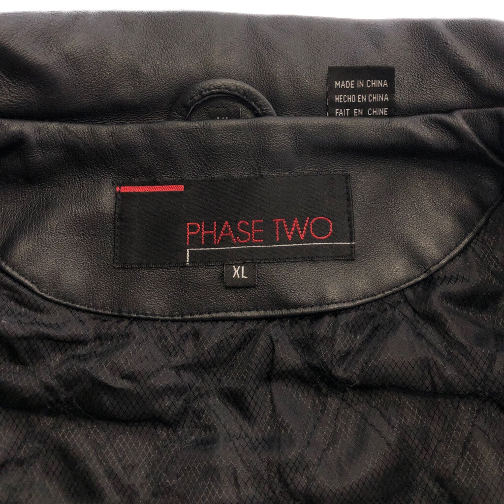 PHASE TWO Leather Jacket
