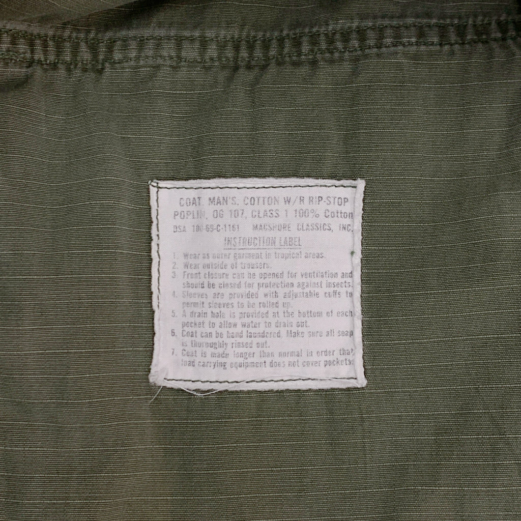 60s U.S. ARMY Fatigue Jacket Military Jacket