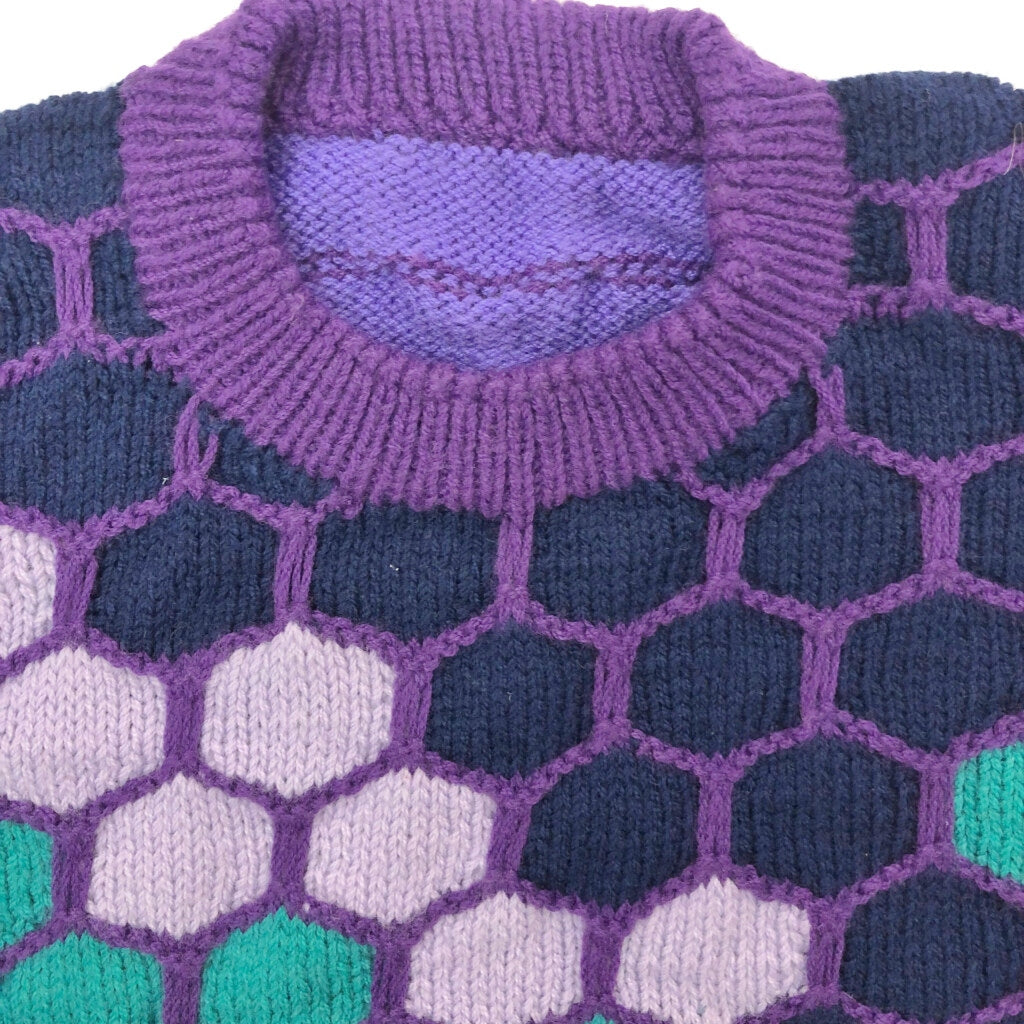 90s 3D Knit Sweater